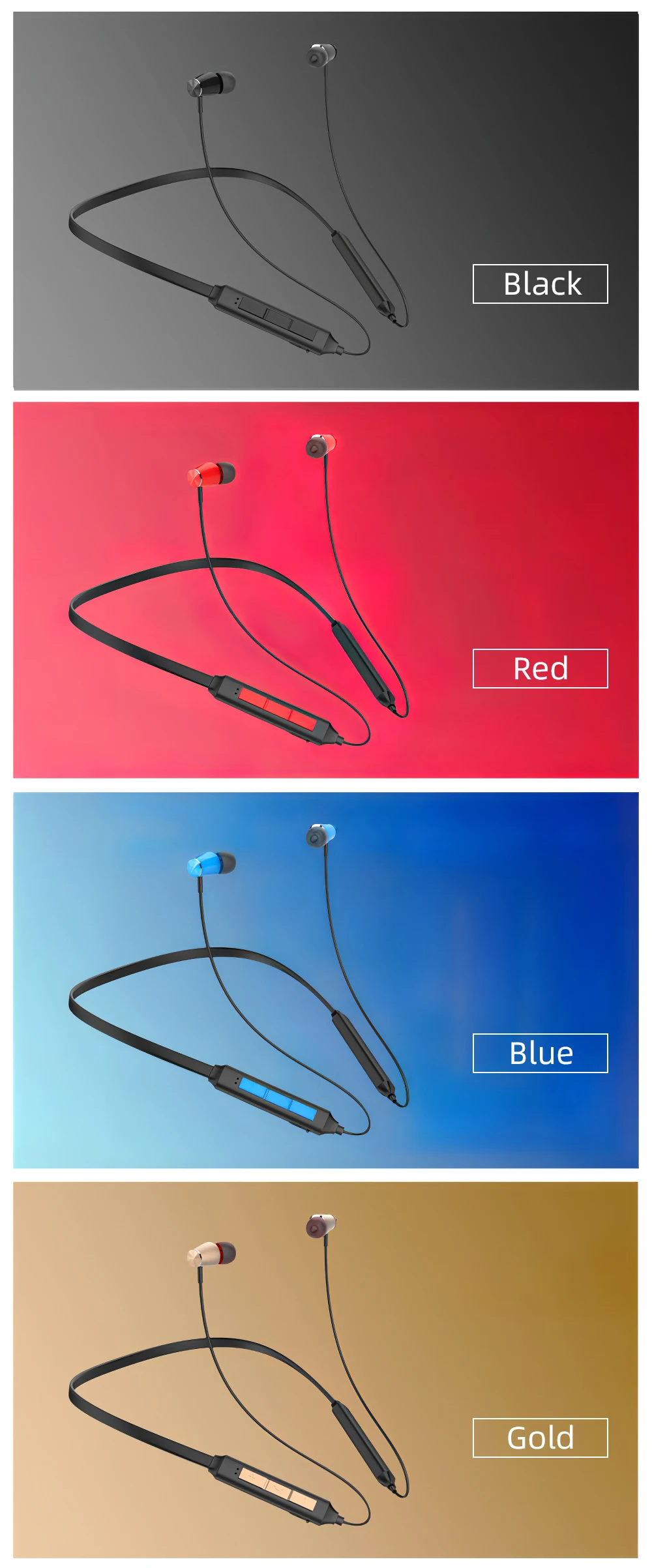Спортивные Bluetooth наушники, беспроводные, 4,2, стерео, с картами, сзади, крепится на шею, гарнитура, магнитная, против пота, HD вызов, для iPad, ноутбука