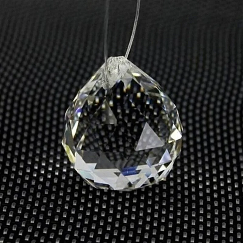 20mm Glass Crystal Balls Prism Chandeliers Hanging Pendant Lighting Ball Decors 