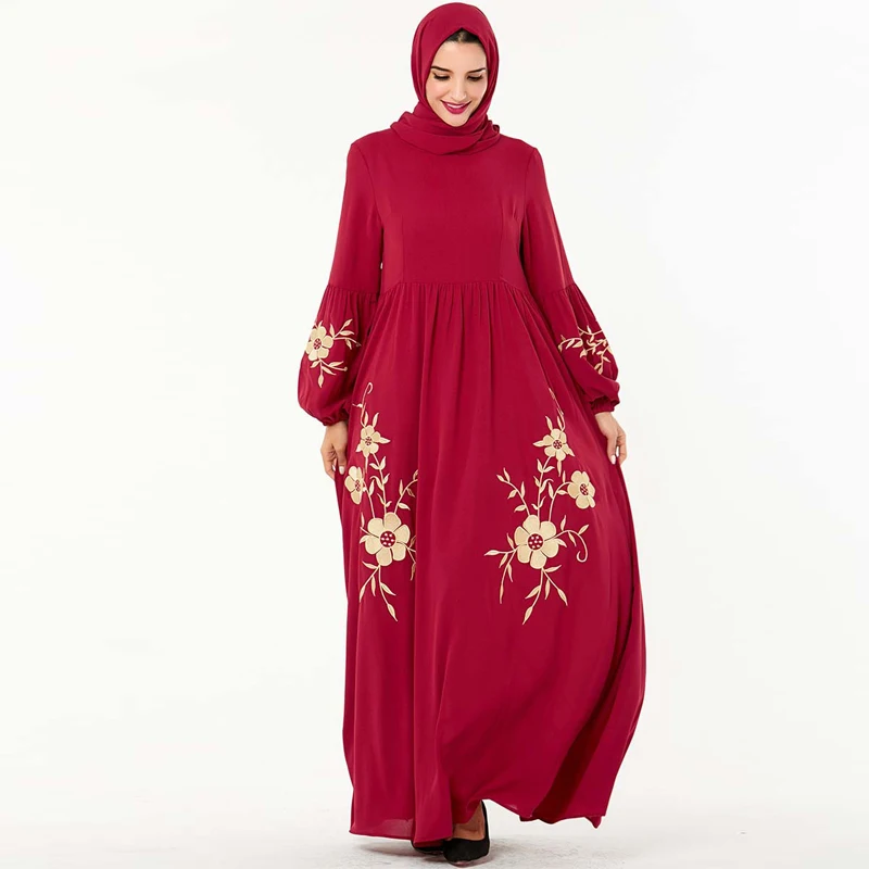 Abaya Исламский длинный мусульманский хиджаб платье Дубаи, Арабская одежда, Восточный халат платье Tesettur Elbise Турция одеяние мусульмане Longue Caftan Vestidos