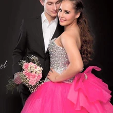 Бальное платье, милое, Hi Lo, вечернее, официальное, сексуальное, с открытыми плечами, высокое, низкое, ручная работа, хрустальное, высокое качество, платья для выпускного вечера