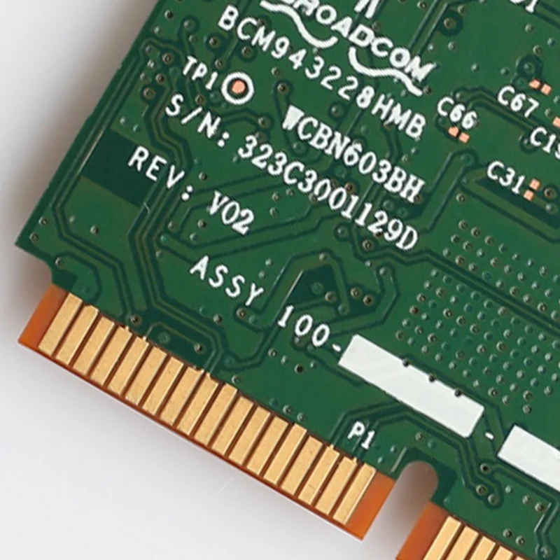 Двухдиапазонный BCM943228HMB 802.11A/B/G/N 300 Мбит/с Wi Fi Беспроводной карты Bluetooth 4 0 Половина