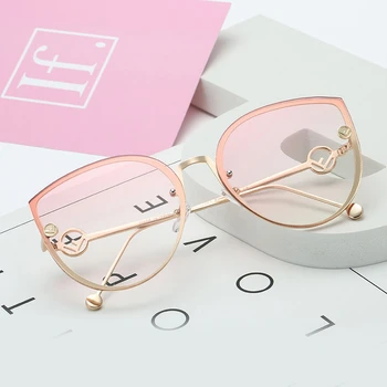 

Fashion Oversized Women's Sunglasses Sun glasses Female Cat Eye Frame Glasses Women Summer Beach Photo Props Shade Sunglasses