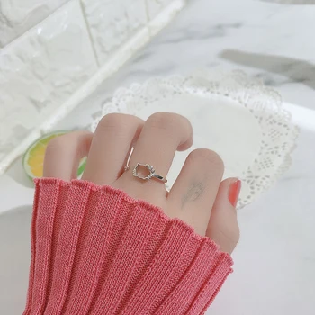 

Cartoon temperament Hello Kitty cat open ring female cute shape exquisite simple girlfriend gift