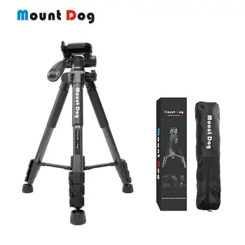 

New MountDog Professional Tripod Portable Travel Aluminium Camera Tripod Accessories Stand with Pan Head for Canon Dslr Camera