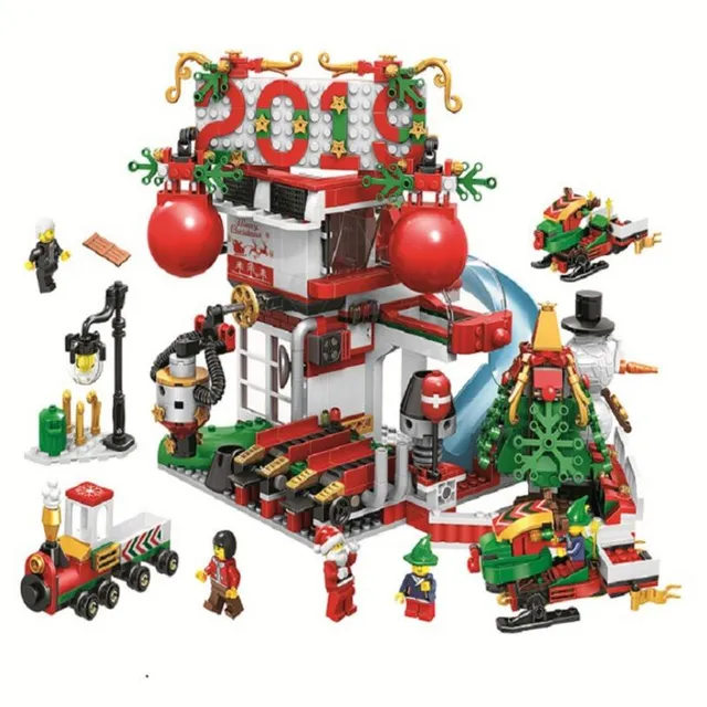 lego christmas village 2019