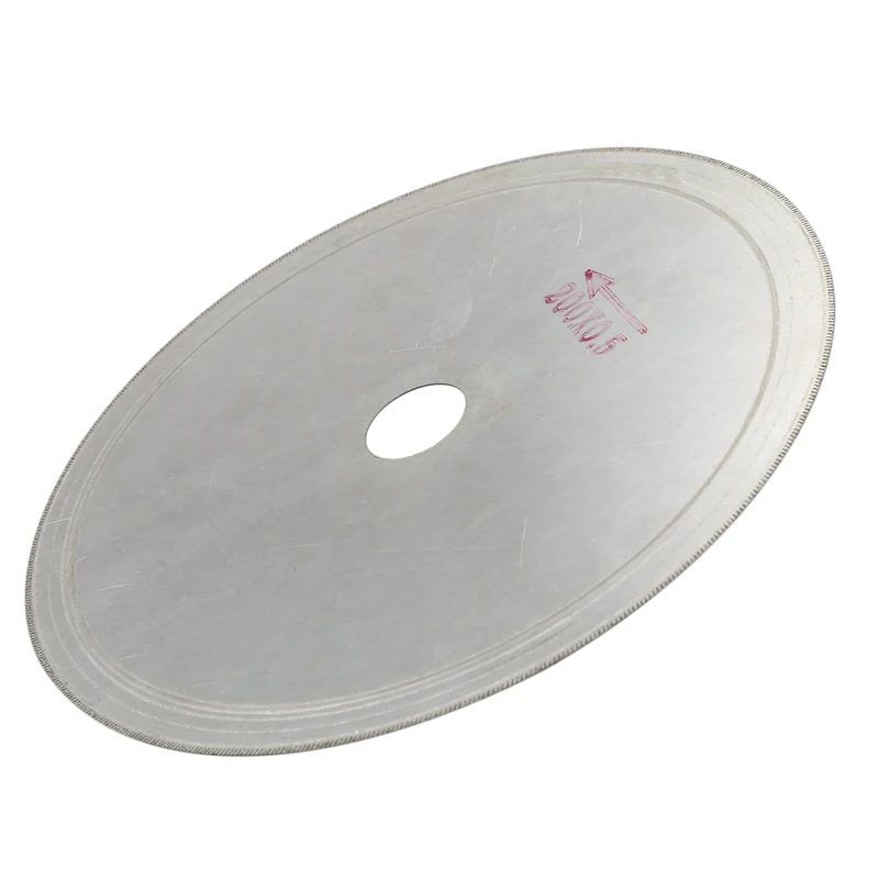 8 Inch Super-Thin Arbor Hole 25 Mm Rim 0.65 Diamond Saw Blades Lapidary Cutting Disc Saws Jewelry Tools for Stone Tool Gemstone