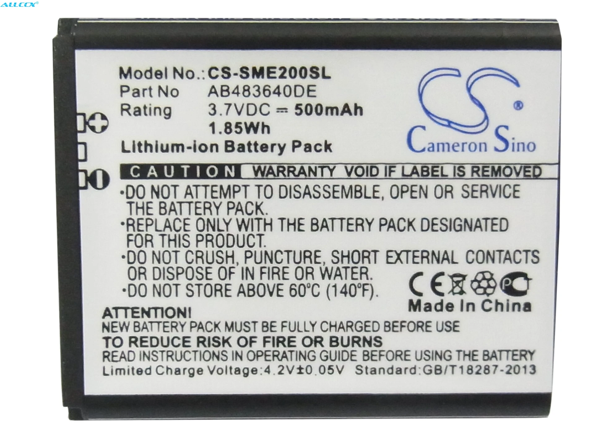 Аккумулятор Cameron Sino AB483640CC AB483640DE AB483640DU для Samsung E200 Eco SCH S259 SGH E208 J150|Аккумуляторы