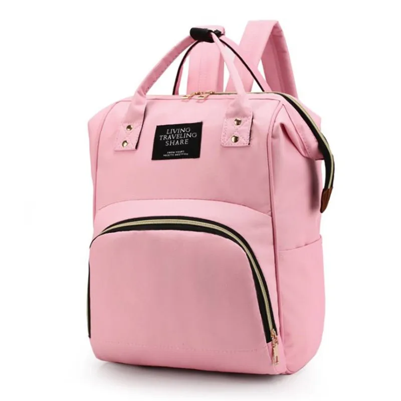 Сумка для подгузников для ухода за ребенком, сумка для подгузников, сумка для мам, сумка для кормления, многофункциональный рюкзак, клатч, сумка ER866 - Цвет: pink