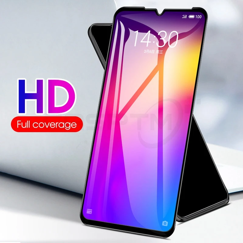 

Full Coverage Ultra-Thin Tempered Phone Glass For Meizu Note 9 Note 8 Black Front Glass Cover Screen Protector Protective Film