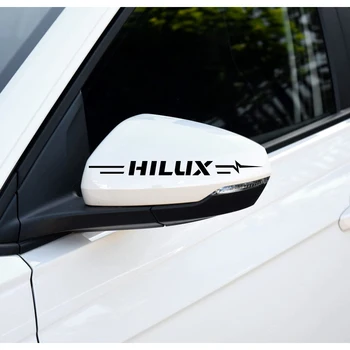 

2Pcs/Lot Car Rearview Mirror Sticker Rearview Mirror Decal for Toyota Hilux Auto Body Styling Stickers Accessories