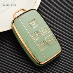 Premium Plating TPU Car Key Case Shell Cover (Green)