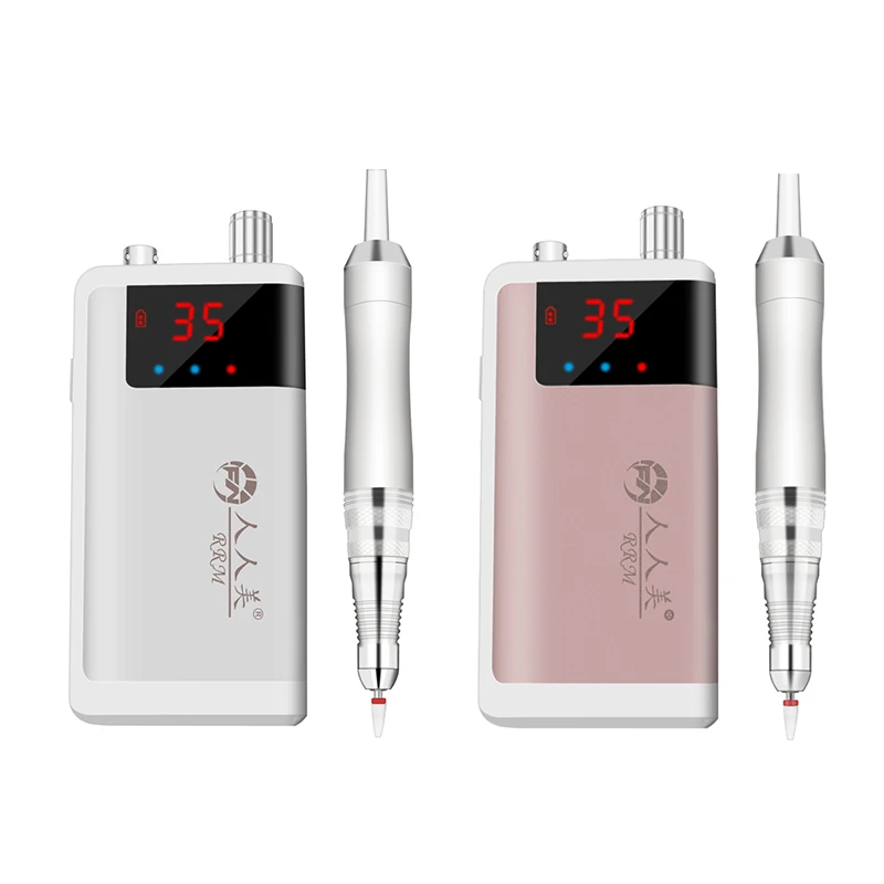 35000RPM Electric Nail Drill Manicure Machine Pedicure Set Portable Rechargeable High-end Cord Nails Art Bits Polish Tools 3