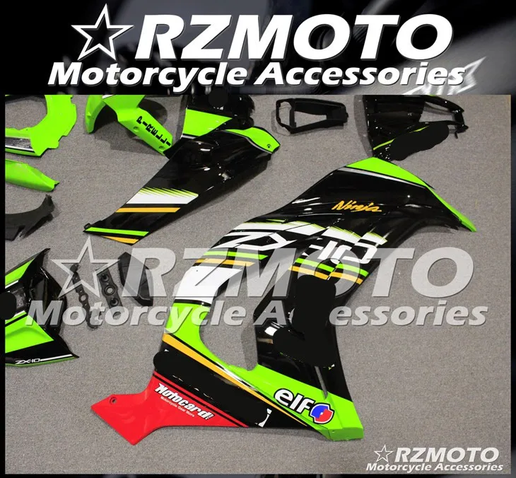 ABS мотоцикл обтекатель комплект для KAWASAKI ZX-10R 2011- год кузов литьевая форма Магазин № 2034