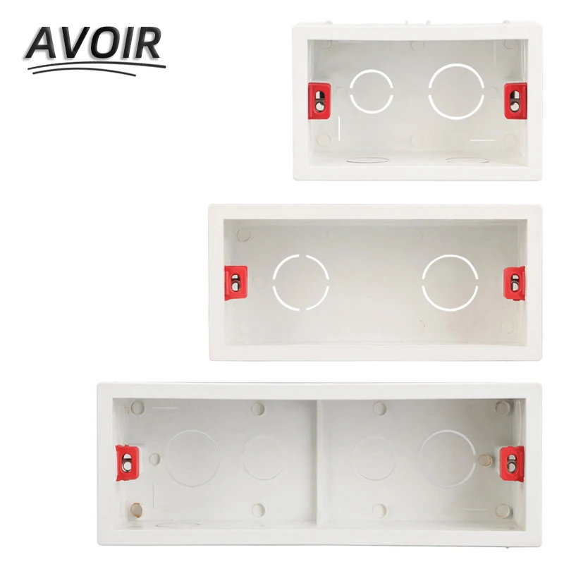 Switch Box 118 Type Mounting Box Internal Cassette Junction Wiring Case US AU Standard
