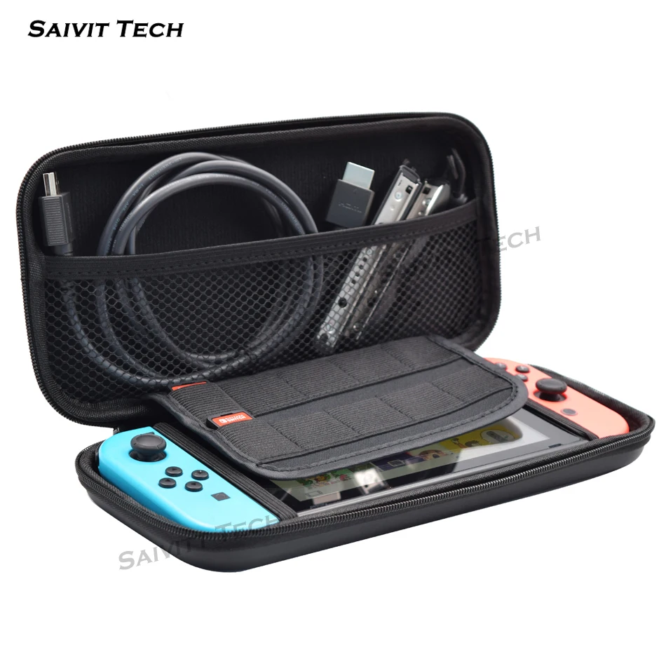Чехол для nintendo switch, защитный чехол EVA для переноски и пленка из закаленного стекла и прозрачный жесткий чехол для консоли nintendo Switch