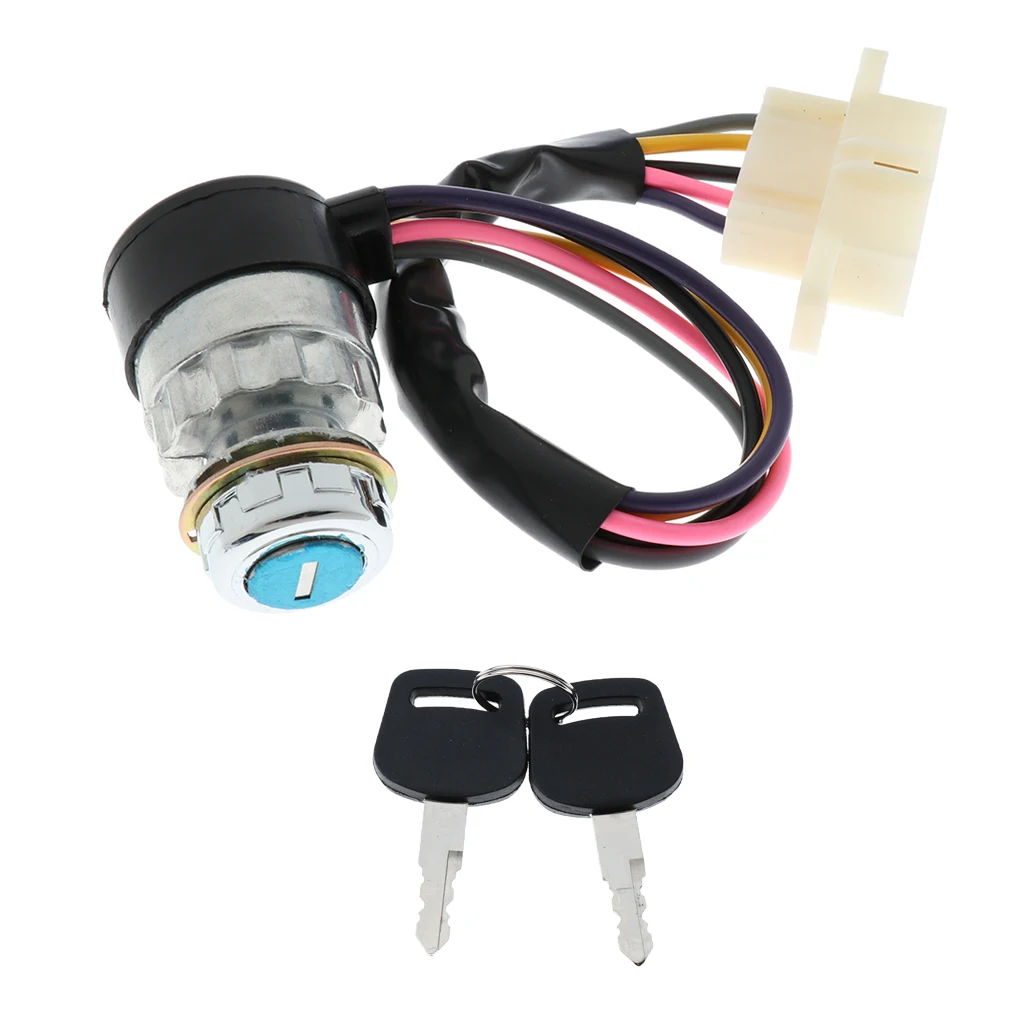 5 Wire On Off Starter Ignition Key Switch For Car Farm Vehicle Tractor Truck Switches & Relays