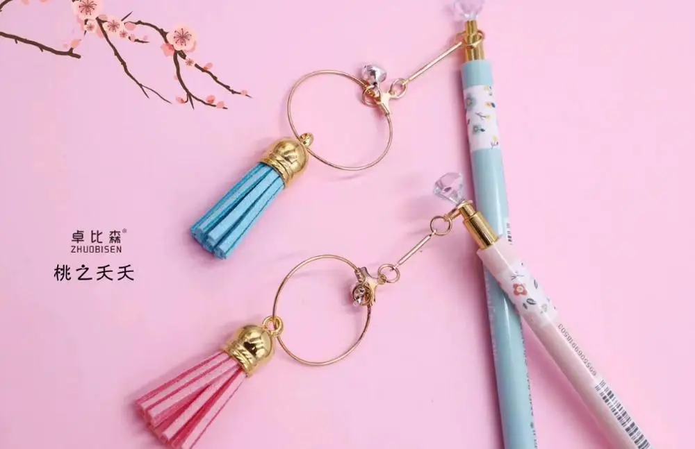 Peach blossom подвеска автоматический карандаш Мультфильм школьный подарок студенческий механический карандаш 0,5 мм ручка для письма рекламная ручка 40 шт./лот