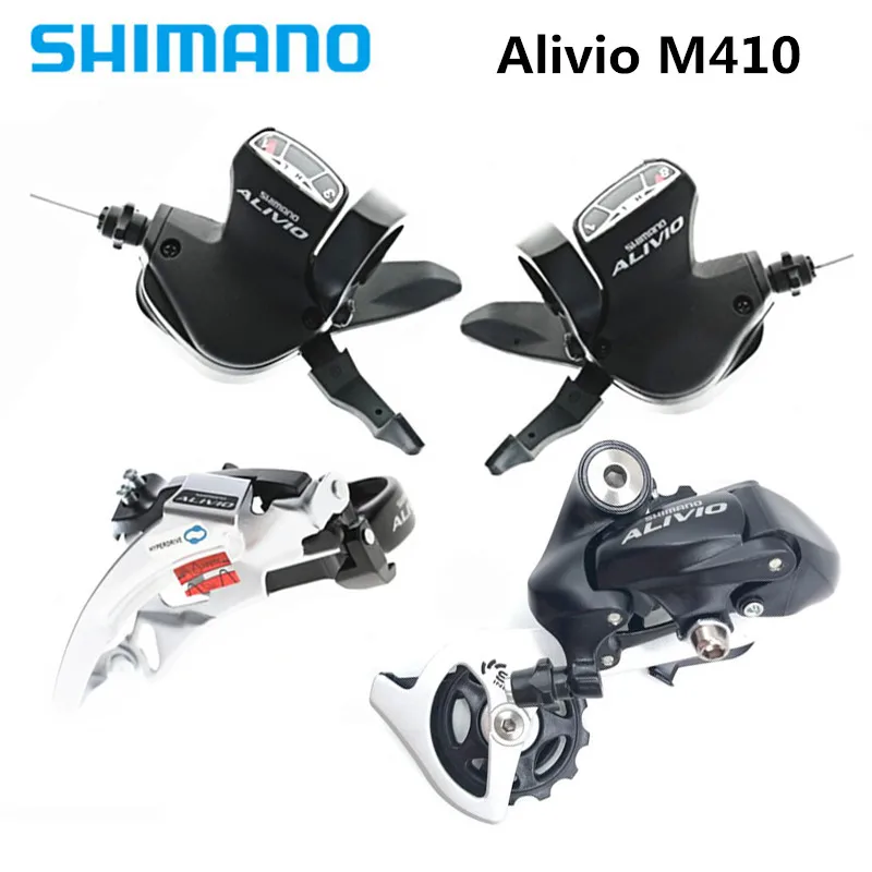 SHIMANO Alivio M410 мини набор 7 8 скоростей MTB велосипед FD-M412 передний/RD-M410 задний