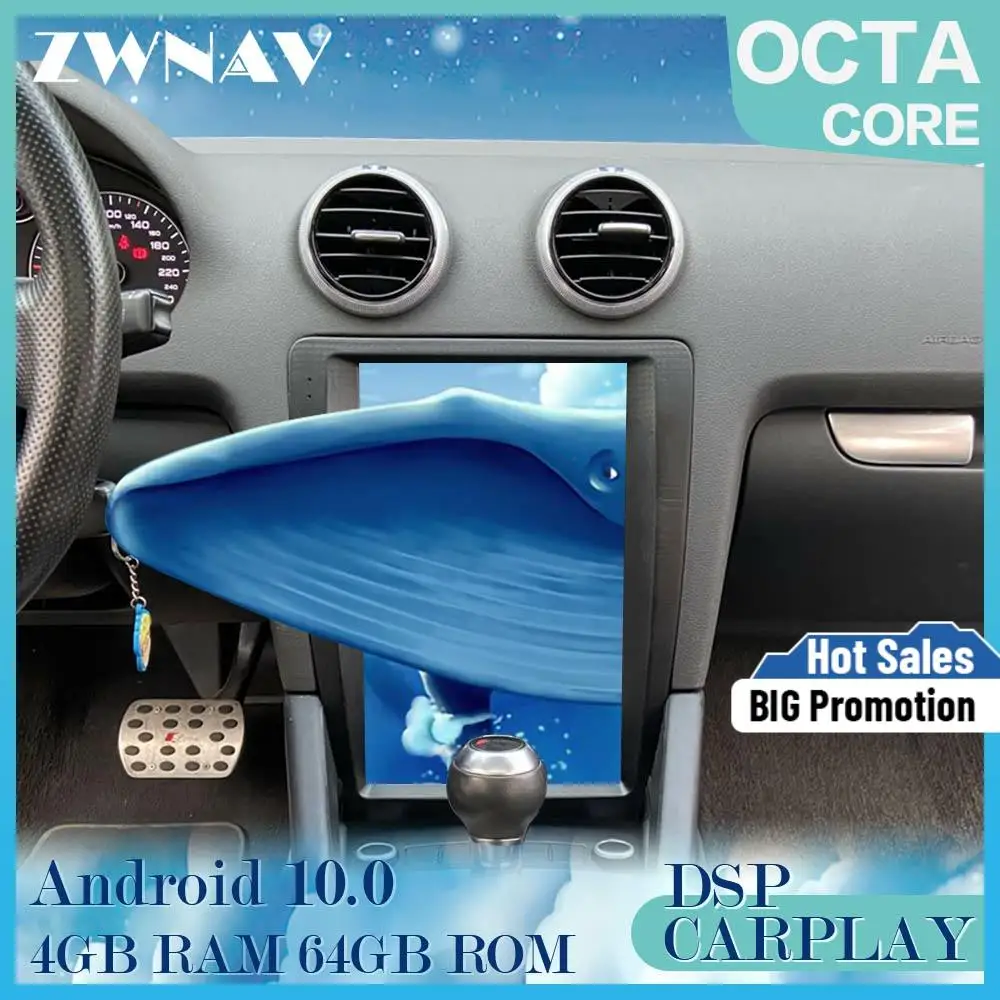 

Автомобильный мультимедийный плеер Tesla Screen, Android 10,0, для AUDI A3, 2008, 2009, 2010, 2011, 2012, GPS, Navi, автомобильное аудио, радио, стерео, головное устройство