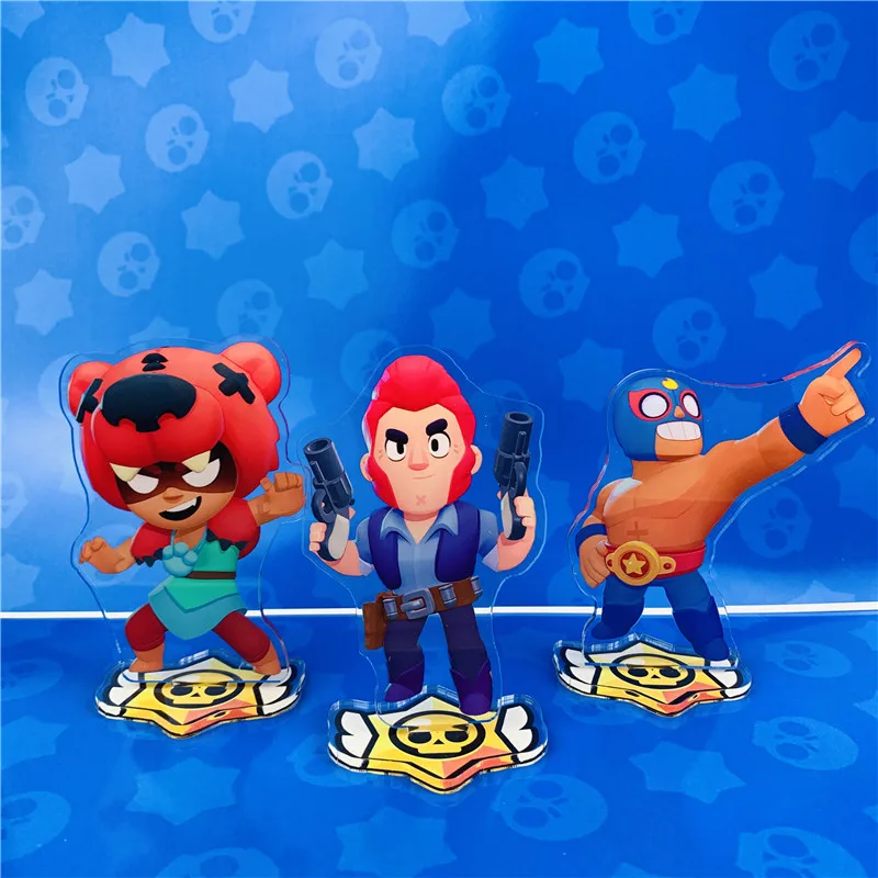 

Brawling Game Anime stars Figure Model Card Acrylic Material Peripheral action Toys Children Gift Collection Ornament Decoration