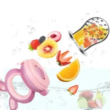 Новорожденные Дети Кормление соска Разноцветные Детские Свежие продукты, фрукты соска для супа пустышка Соска