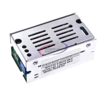 

5A DC 6-35V 1-35V Auto Boost Buck Step Up Down Converter Module adjustable power supply Voltage Regulator With Aluminum Case