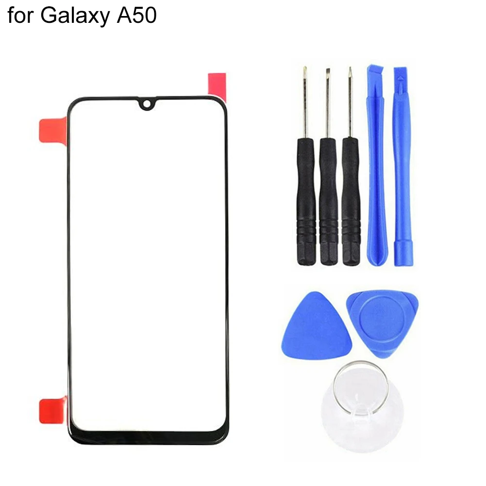 Для Samsung Galaxy A10-A90 A10 A20 A30 A40 A50 A60 A70 A80 A90 экрана Переднее стекло объектива Замена