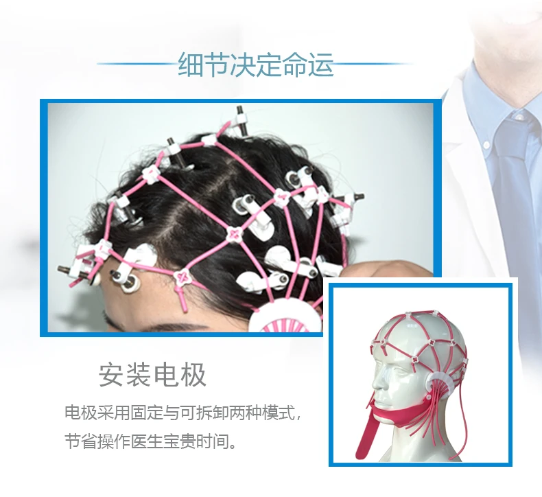 Силиконовая крышка, Резиновая лента, EEG крышка
