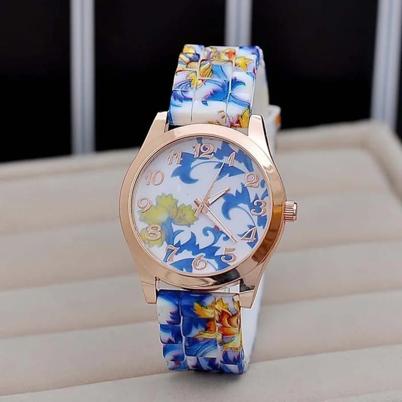 New Silicon Strap Watch Beautiful 