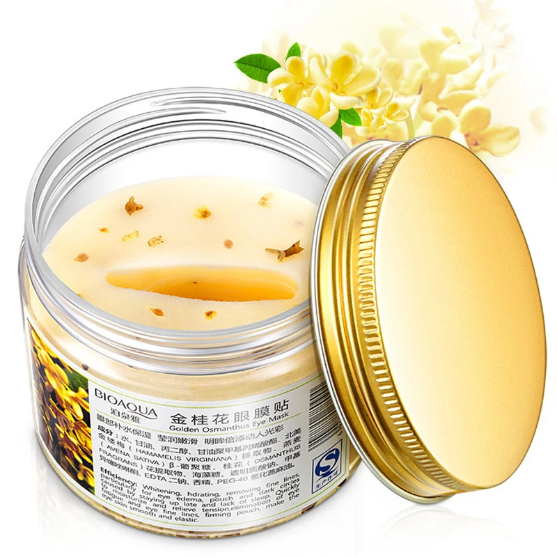 

Eye Mask Gold Osmanthus 80Pcs Sheet Mask Anti-wrinkle Moisturizing Dark Circles Remover Eye Patch Eyes Under Masks