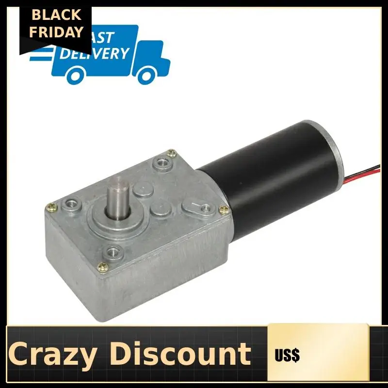 

Fast Shipping DC Gear Motor 12V 24V 6V 3.5-480rpm Speed Option High orque Motor Gear Can Change Shaft Rotation For DIY Hobby
