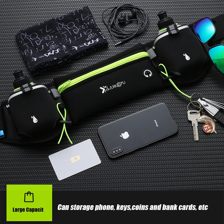 Marathon Dual Pocket Running Belt Trail Running Waist Bag For Phone Sports Fanny Pack Man/Woman Fitness Waist Pack Water Bottle Marathon Dual Pocket Running Belt Trail Running Waist Bag For Phone Sports Fanny Pack Man/Woman Fitness Waist Pack Water Bottle