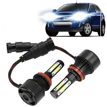 

For Freightliner Cascadia 08-17 4Side Low Beam LED HID 2x Bulbs Headlamp LED Light Bulb Light Bulb White Side Light