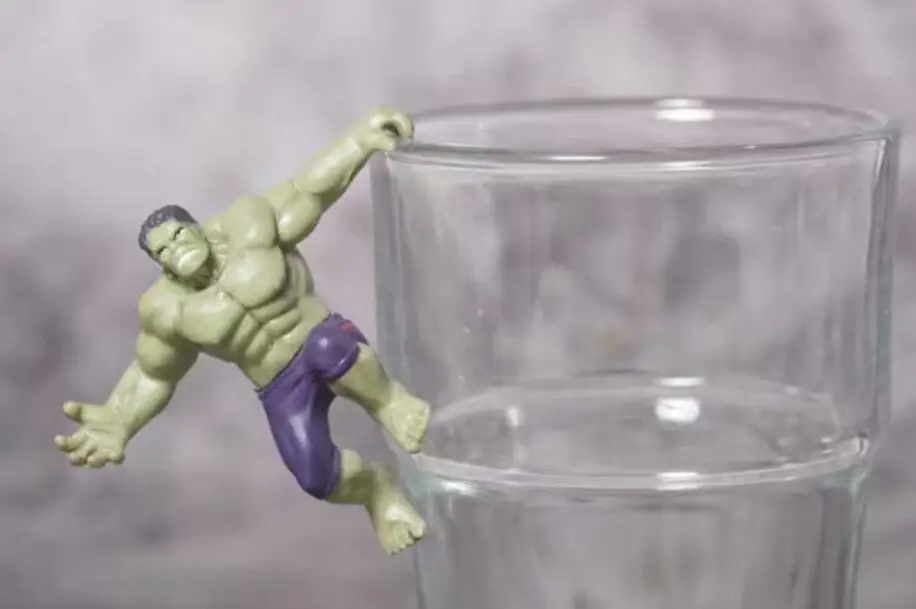 Игрушечные мини-фигурки Marvel, Железный человек, Тор, Халк, Капитан Америка, миниатюрные фигурки, детский торт на день рождения, фигурки, игрушки, украшения - Цвет: 4