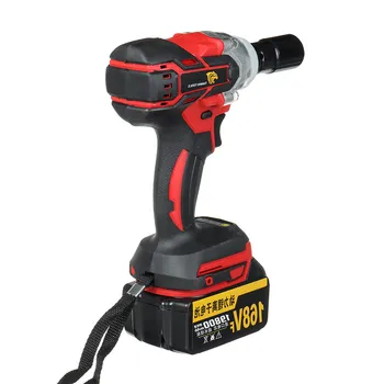 

168VF Cordless Electric Wrench Impact Socket Drill Electric Screwdriver Rechargeable 12000mAh Li-on Battery Car Tire Wrench Tool