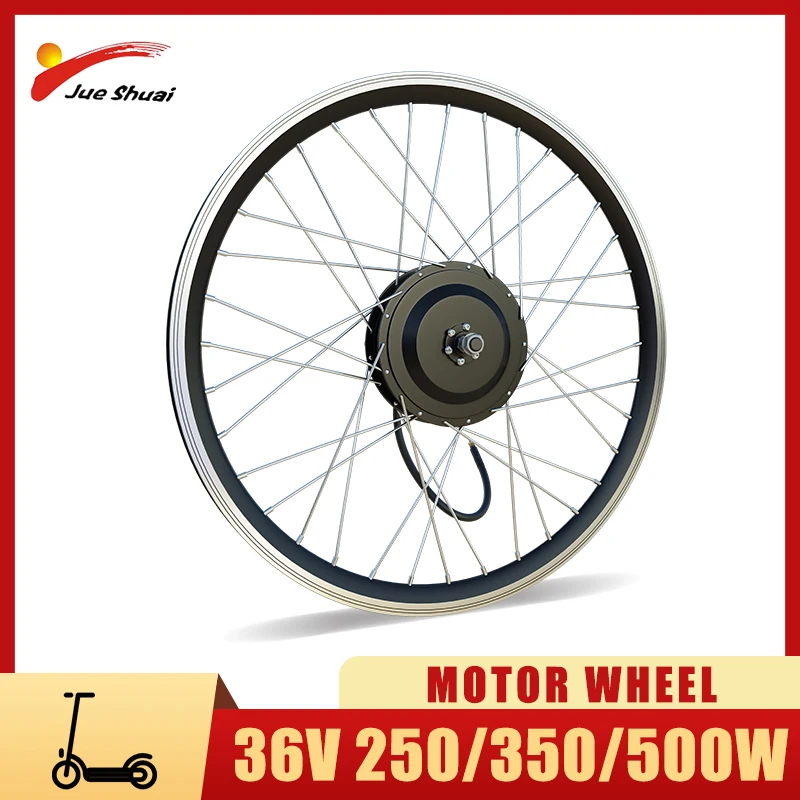 Electric Bike Motor Wheel 36v 250w/350w/500w Brushless Motor 20 24 26