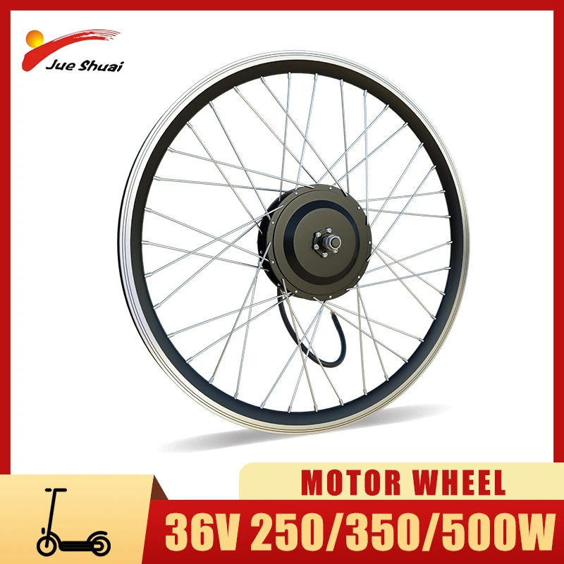Electric Bike Motor Wheel 36v 250w/350w/500w Brushless Motor 20 24 26