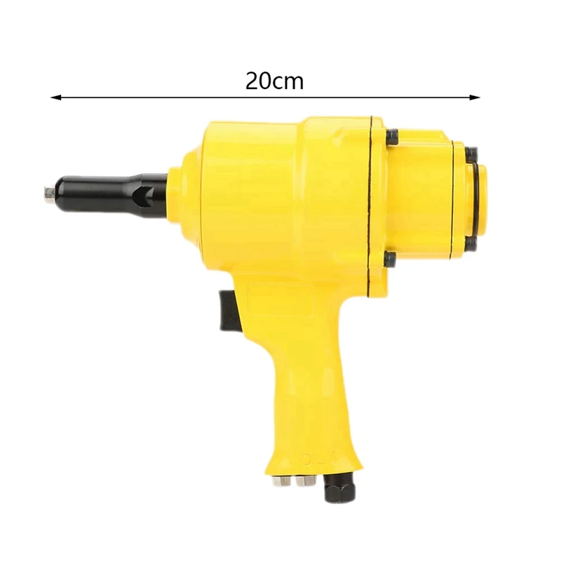 New Pneumatic Riveter Industrial Double Cylinder Type Air Riveter Pneumatic Nail Gun Riveting Tool