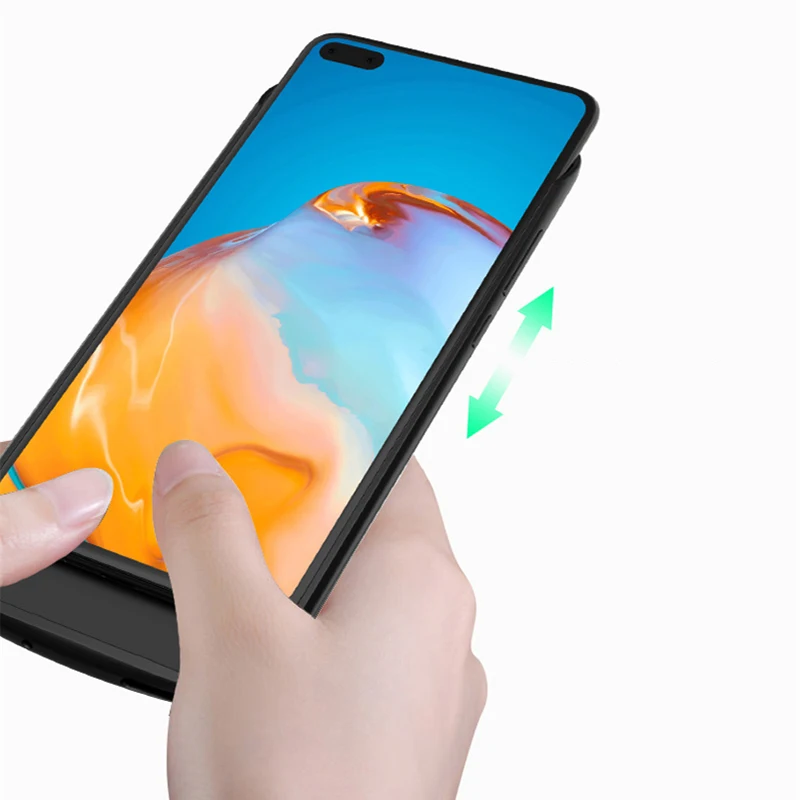 6800mAh Slim Battery Charger Case for Huawei P40 P40pro Power Bank Charging Cover Case for Huawei P40 Pro Battery Charger Case