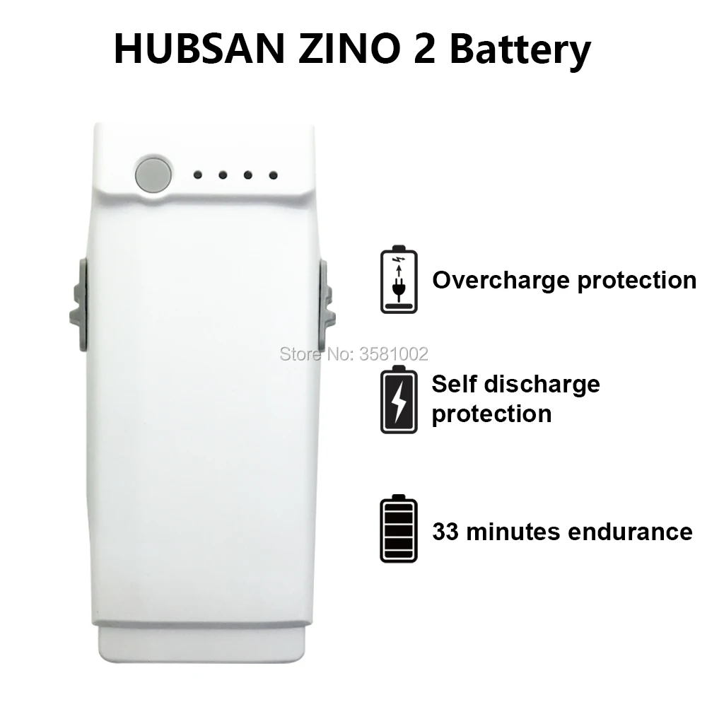 Hubsan zino 2 drone accessories battery 3800 mAh large capacity lithium white original authentic | Игрушки и хобби