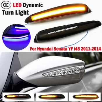 

Dynamic LED Turn Signal Light Side Wing Mirror Blinker Sequential Indicator For Hyundai Sonata MK6 YF i45 2011 2012 2013 2014