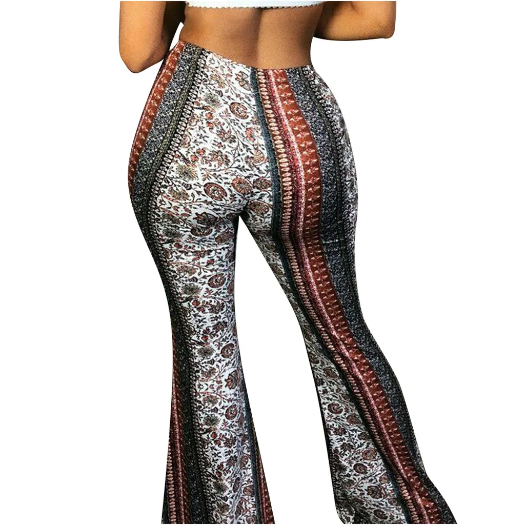 Fashion Womens Soft Skinny flared pants 
