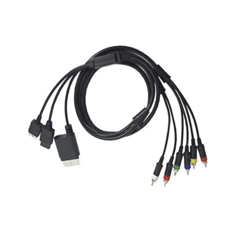 Ruitroliker 1,8 м 3 в 1 Компонентный кабель HDTV Аудио Видео AV 5RCA кабель для PS 2/PS 3/Xbox360/wii