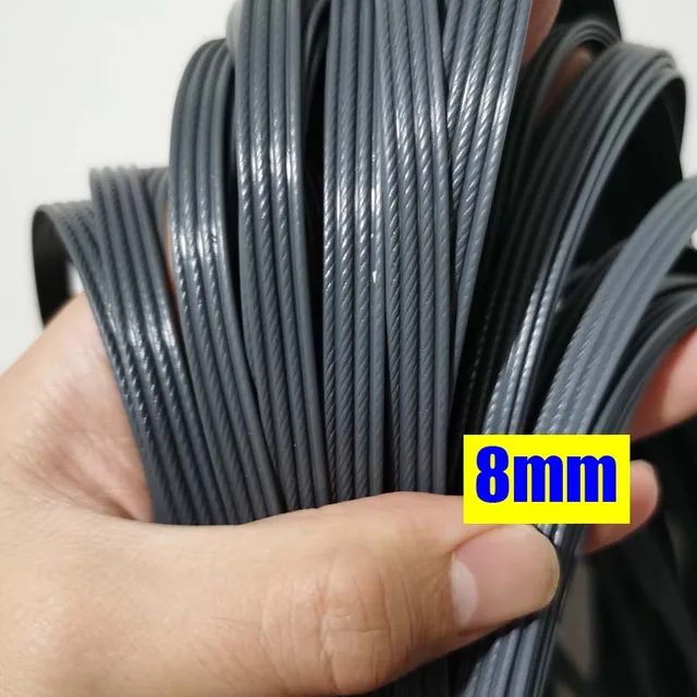 82 Types 10 Meters PE Flat Round Synthetic Rattan Material DIY Weaving Rope Knit Repair Furniture Bed Sofa Chair Table Basket 6
