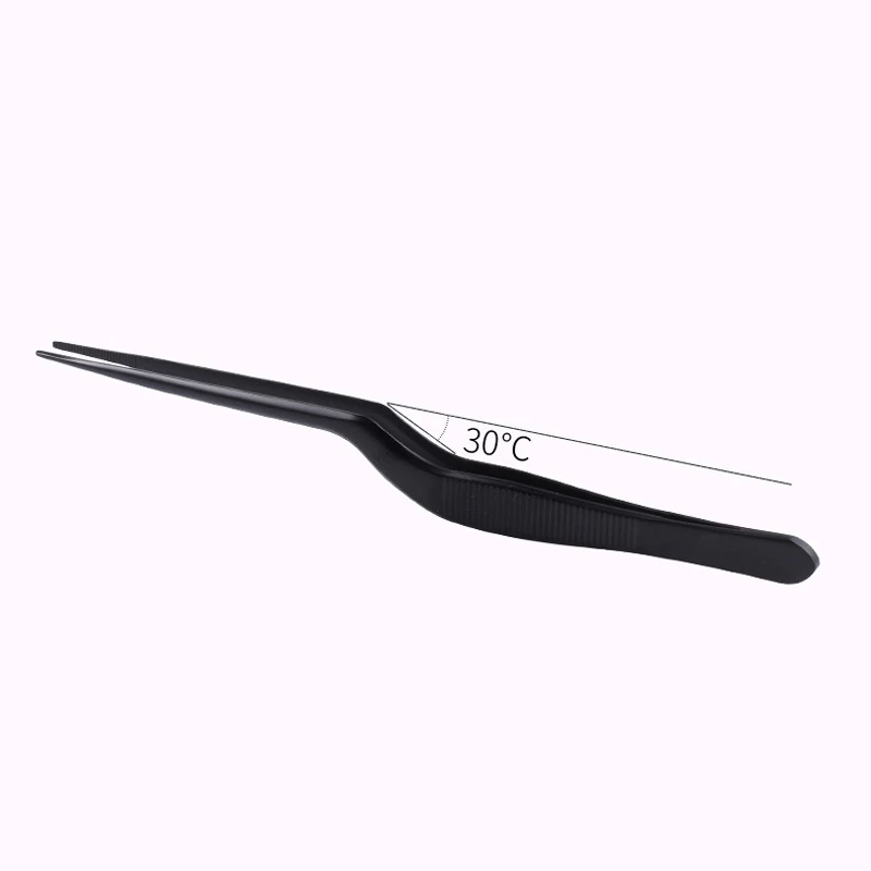 Long Holding Shaped Rainbow Tweezers Ear Tweezers Bending Pick Otolaryngology Special Forceps Ear Makeup Tools Free Shipping