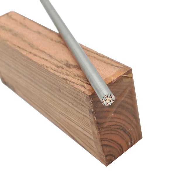 Knife DIY shank brass Mosaics Pin Rivets 130mm length nail steel tube 6mm DIY knife handle screw FIlled with resin G19