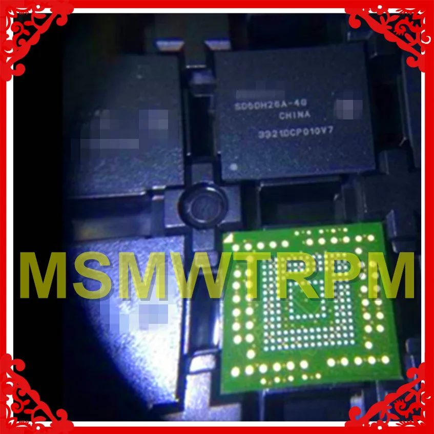 SD5DH26A-4G BGA153Ball EMMC 4 Гб памяти мобильного телефона новые оригинальные и подержанные припаянные шары протестированы ОК