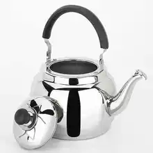 Утолщенный чайник, газовый чайник из нержавеющей стали, большая емкость, свисток, бытовой чайник, индукционная плита, общий Электрический чайник