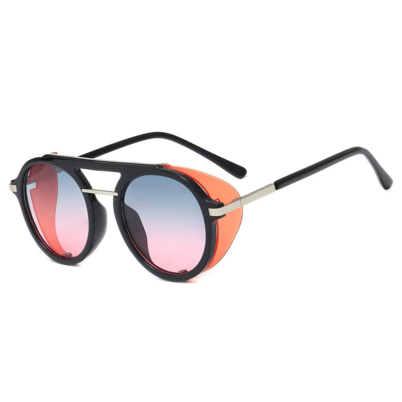 C4 Black pink gray Pro Acme фирменный дизайн крутые Модные Винтажные стимпанк Солнцезащитные очки Мужские боковая защита готический панк женские солнцезащитные очки UV400 PA1282 - Цвет линз: C4 Black pink gray