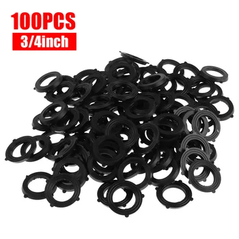 

100pcs Rubber Durable Fittings O Rings Seals With Tabs Gasket For Garden Heavy Duty Water Faucet Flat Parts Hose Washer Shower